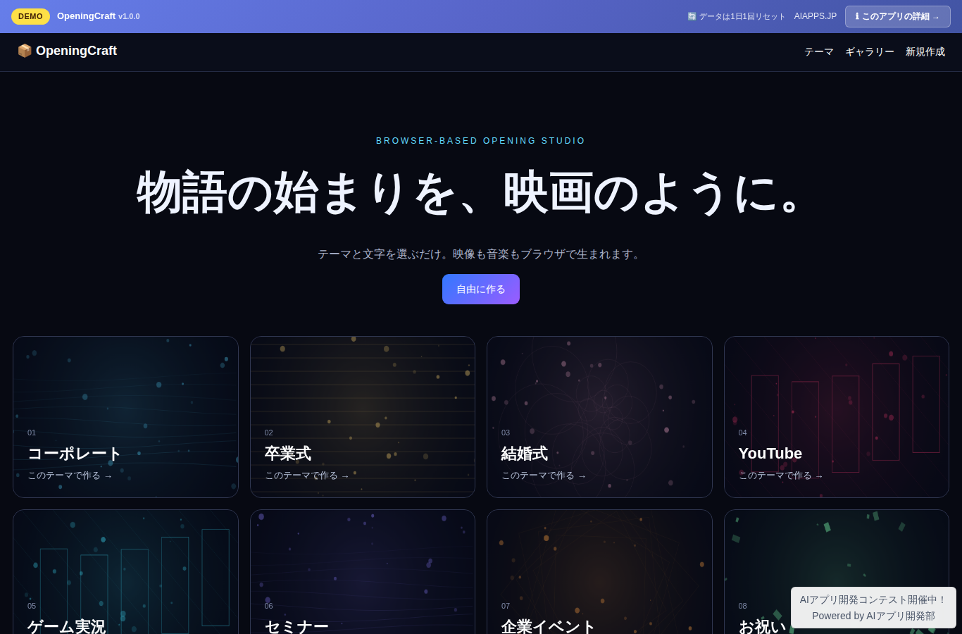 OpeningCraft のスクリーンショット